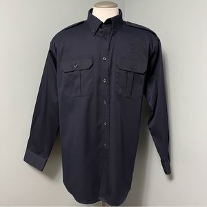 RAPIER UNIFORM SHIRT long sleeve navy blue men’s size 18-35 REG CBSA workwear